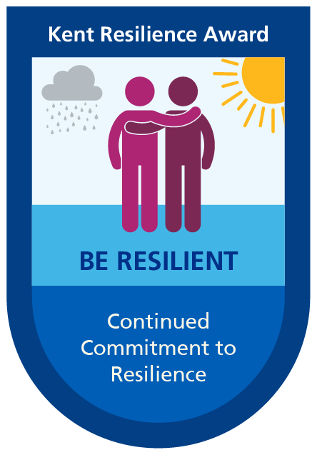Kent Resilience Award Be Resilient badge